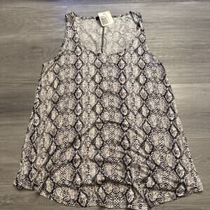 Sheila Rose Snakeskin Tank Top, Medium
